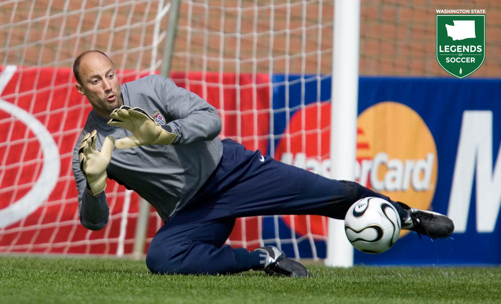 Olympia's Kasey Keller became one of the first two players to make a fourth U.S. World Cup roster in 2006. (Courtesy John Todd/ISI Photo)