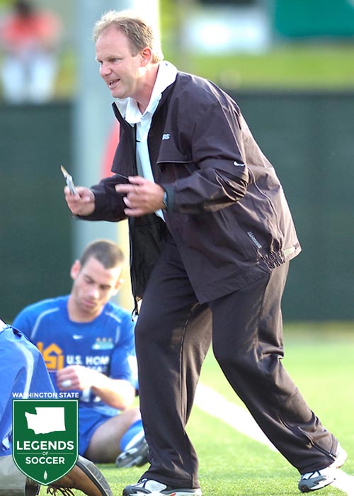 Brian Schmetzer guides the Sounders to their second USL 1 championship in three seasons in 2007.