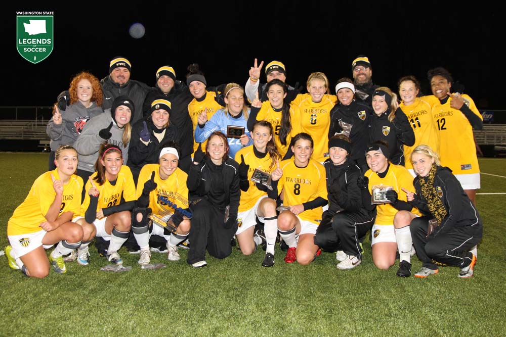 Walla Walla Community College repeated as NWAC women's champion in 2010. (Courtesy NWAC)