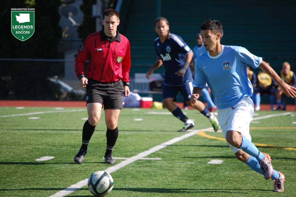 North Sound SeaWolves in action vs Vancouver Whitecaps Residency. (Courtesy USL)