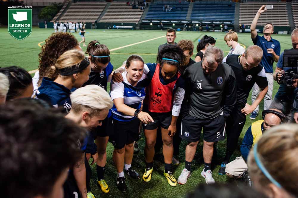 Laura Harvey won NWSL Coach of the Year honors after Seattle Reign tripled its 2013 point total and finished first in the regular season. (Courtesy Seattle Reign)