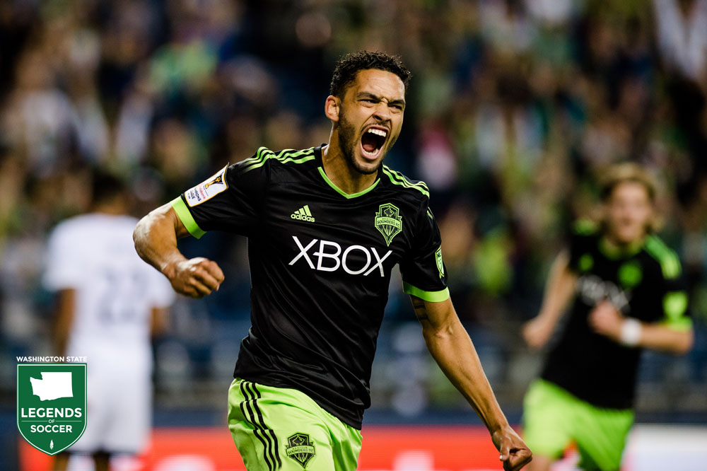 Lamar Neagle scored seven goals across all competitions for the Sounders in 2015. (Courtesy Jane Gershovich/Sounders FC)