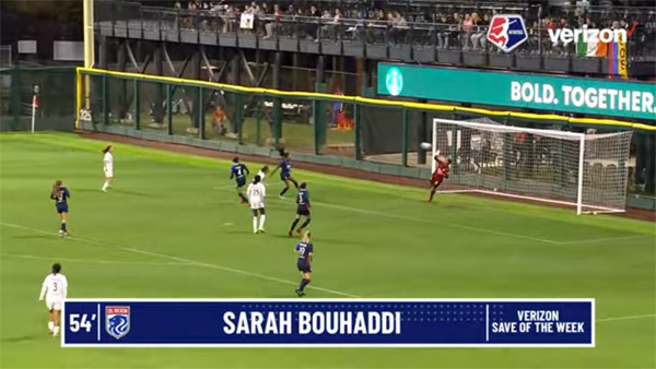 Sarah Bouhaddi NWSL Save of the Week