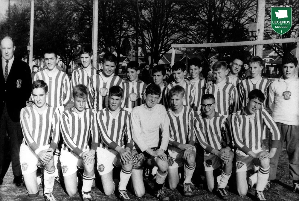 1964 Seattle CYO All-Stars (Courtesy Mike Mikkelsen/Pep Peery Collection)