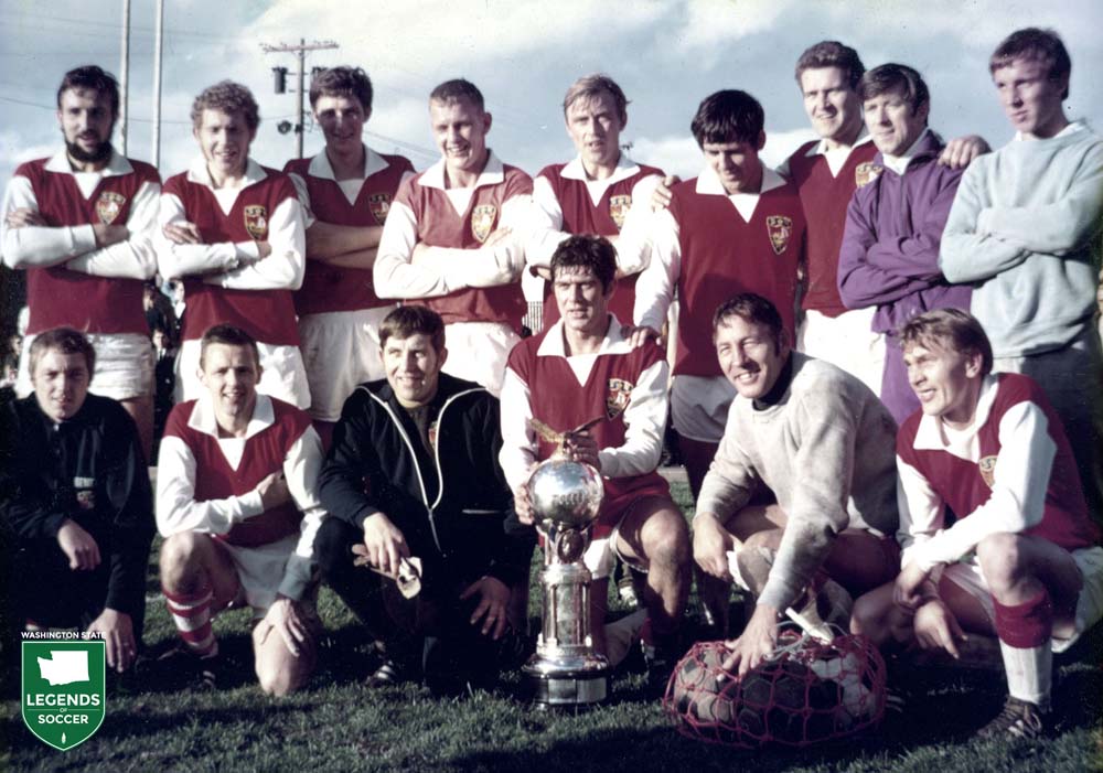 Leif Erikson Lodge Vikings, winners of the 1970 state and Northwest titles. (Courtesy Leif Erikson Lodge)