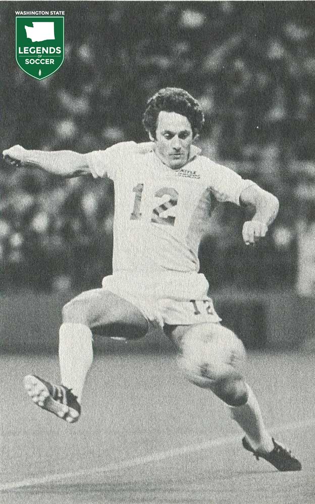Micky Cave led the Sounders with 13 goals in 1978. (Courtesy NASL Jerseys)
