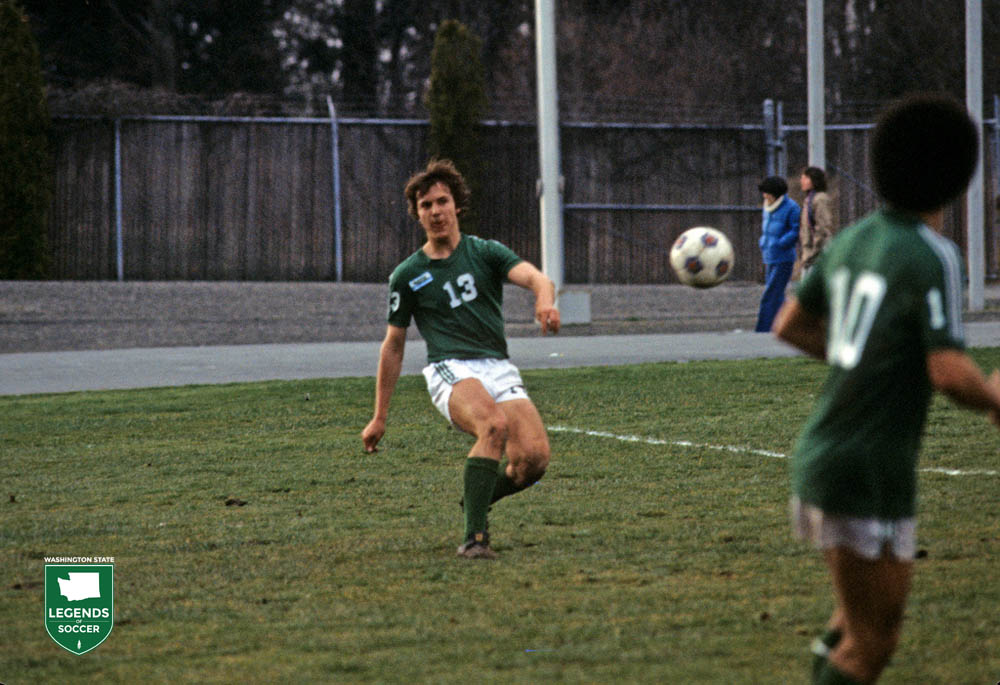 Eddie Krueger saw action in seven games as a rookie out of Seattle Prep in 1978. (Courtesy NASL Jerseys)