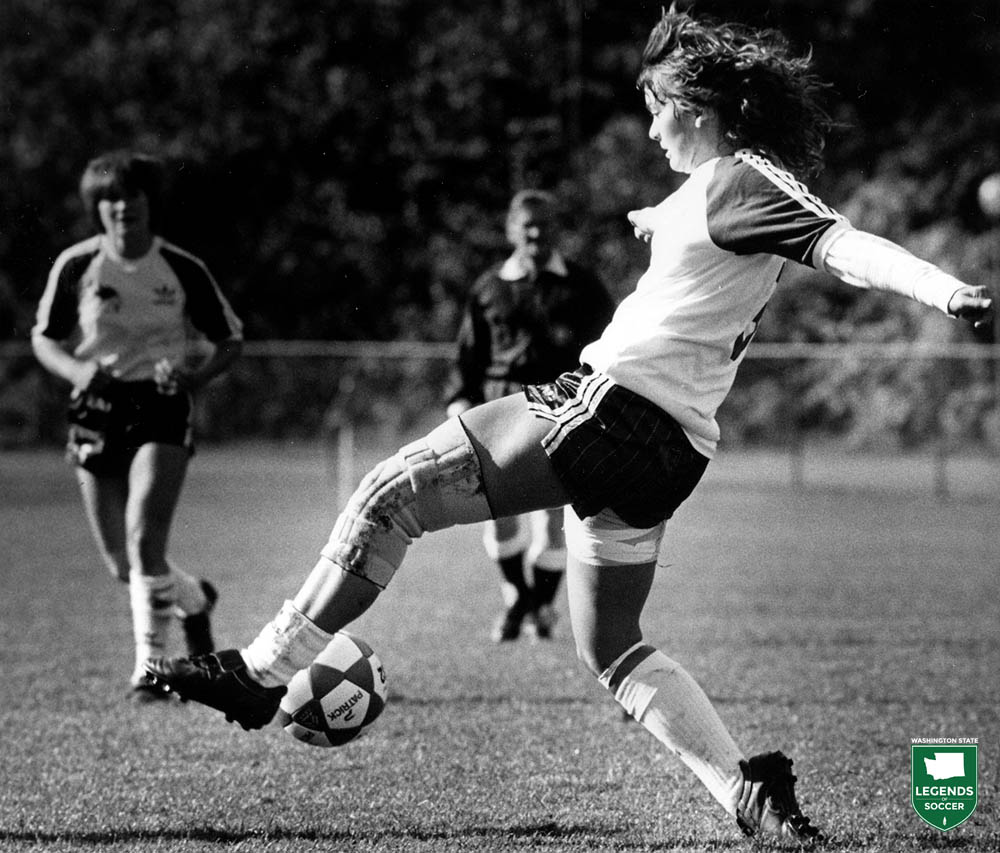 Annette Duvall scored in a record 22 consecutive games during her career at Western Washington. (Courtesy of Western Washington University)