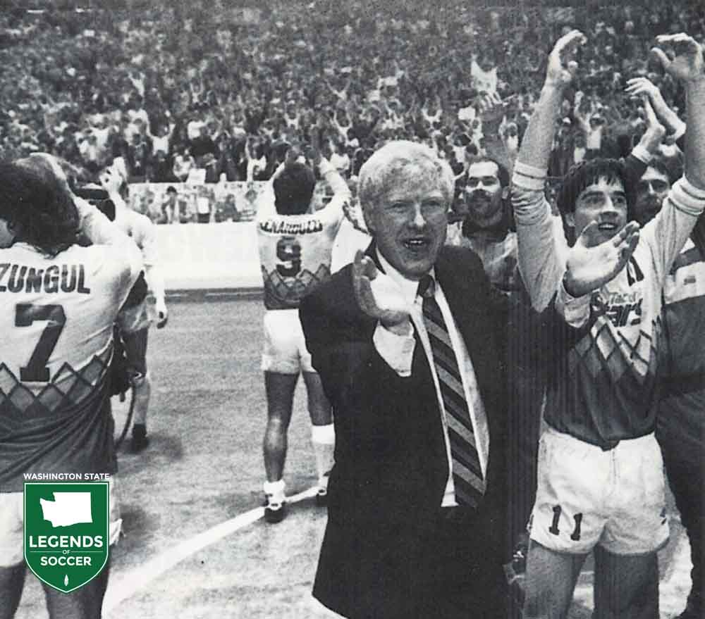 Steve Zungul, Preki and Alan Hinton had the Tacoma Dome crowds large and loud by the end of the club's third season.