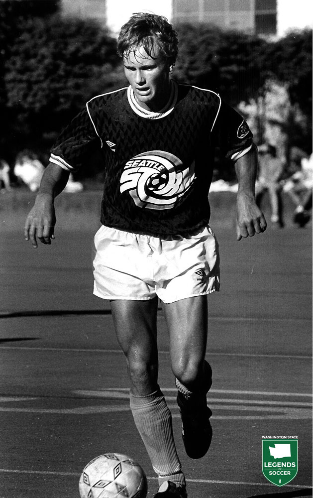 Two weeks after completing his high school career, Chris Henderson joined FC Seattle Storm where he made the Western Soccer League Best XI. (Courtesy Joanie Komura/Frank MacDonald Collection)