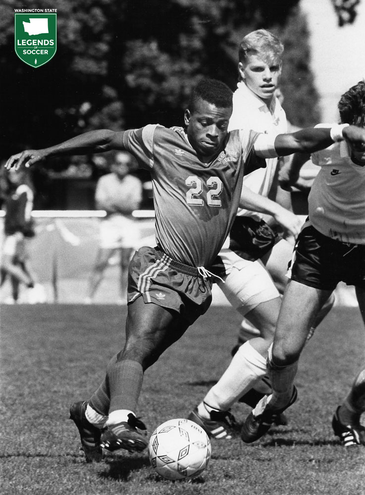 Eddie Henderson was a standout for both Washington and FC Seattle in 1989. (Courtesy Joanie Komura/Frank MacDonald Collection)