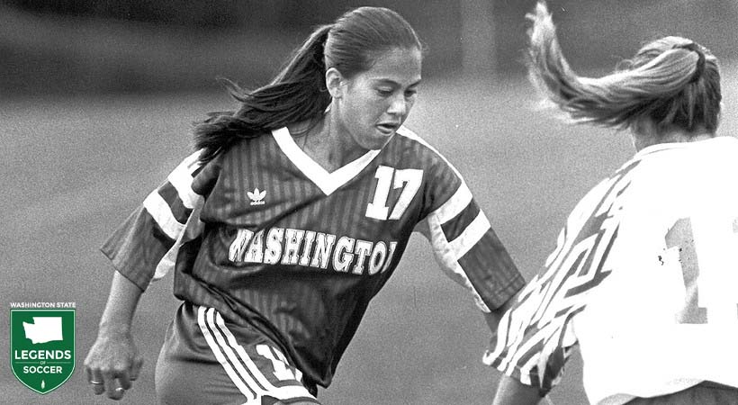 Melanie Jackson is one of the original Washington women's varsity members.