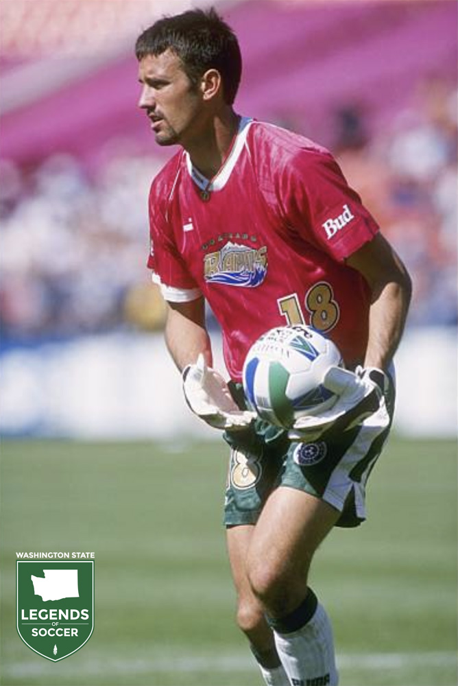 Former Sounders and Washington Huskies keeper Dusty Hudock played for Colorado Rapids in their inaugural season. (Courtesy Major League Soccer)