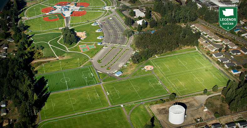 Development of the Regional Athletic Complex in Lacey began in 2000.