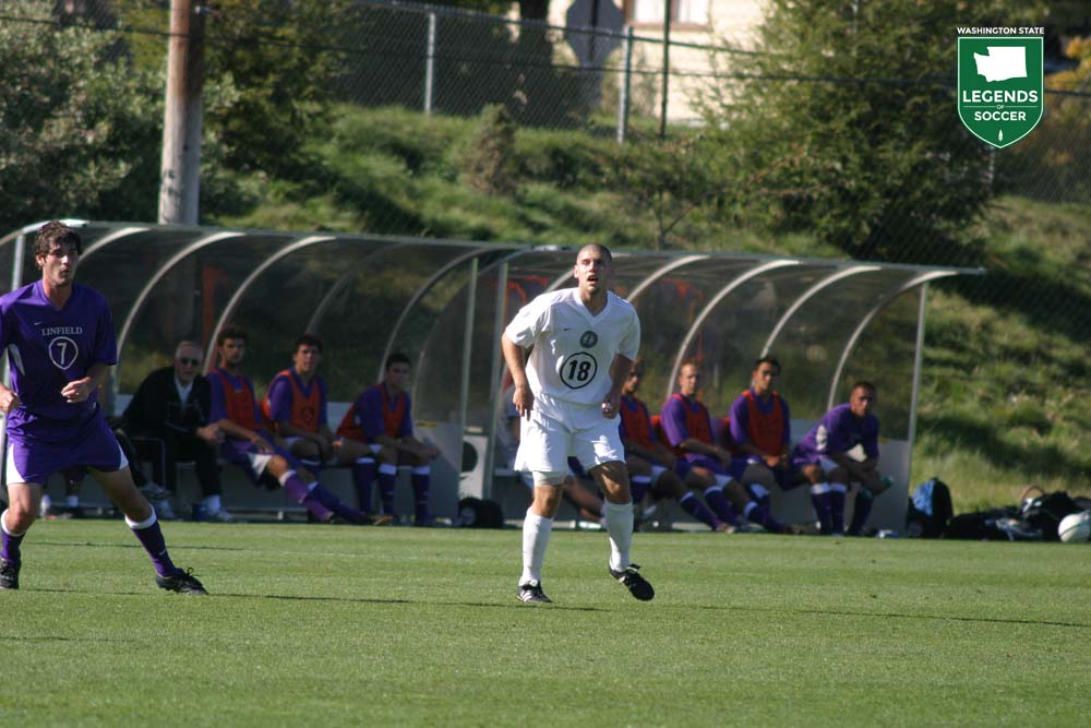 Sean Lambrecht scored twice as Whitworth reached the 2004 NCAA Division III second round by beating Colorado College. (Courtesy Whitworth Athletics)