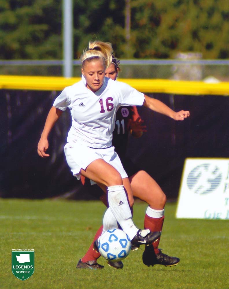 Two-time All-American Cortney Kjar led Puget Sound deep into the 2005 NCAA Division III tournament, with the Loggers reaching the quarterfinals. (Courtesy Puget Sound Athletics)