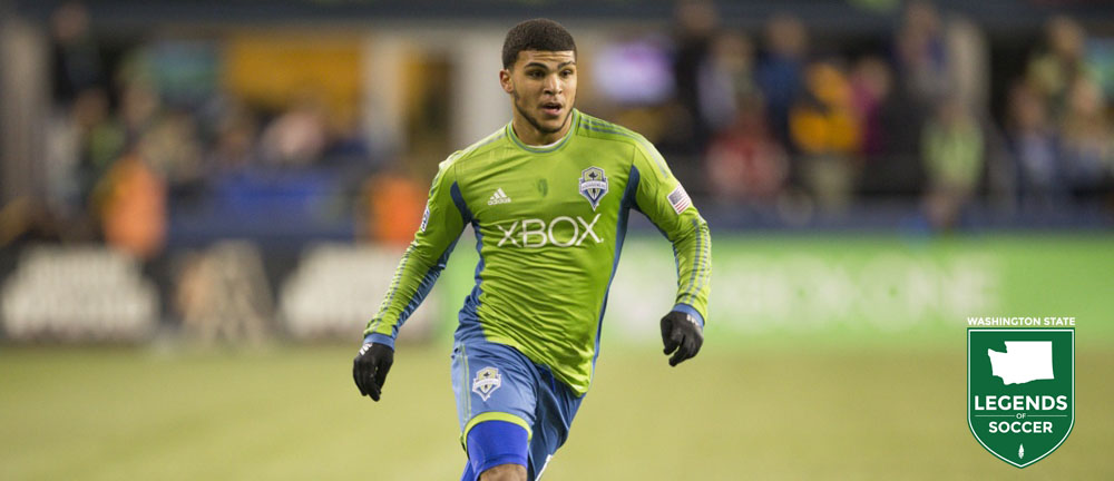 DeAndre Yedlin burst into international prominence with his surprise performance in the World Cup. (Sounders FC photo)