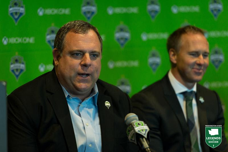 Sounders fans voted overwhelmingly (87 percent) to retain Garth Lagerwey as the team’s general manager in 2018. (Courtesy Sounders FC)