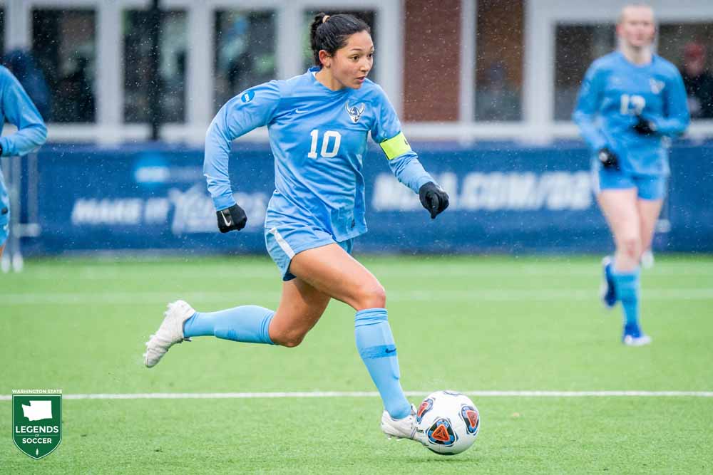 Karli White finished her run with Western Washington as top scorer, GNAC Player of the Year and first team All-America. (Courtesy Western Washington Athletics)