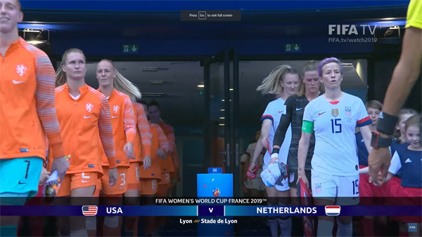 FIFA World Cup Final: USWNT vs. The Netherlands