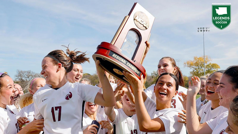 Seattle Pacific defeated rival Western Washington for a fourth time, 2-1 in Dallas, to win the 2021 NCAA West Regional. (Courtesy Seattle Pacific Athletics)