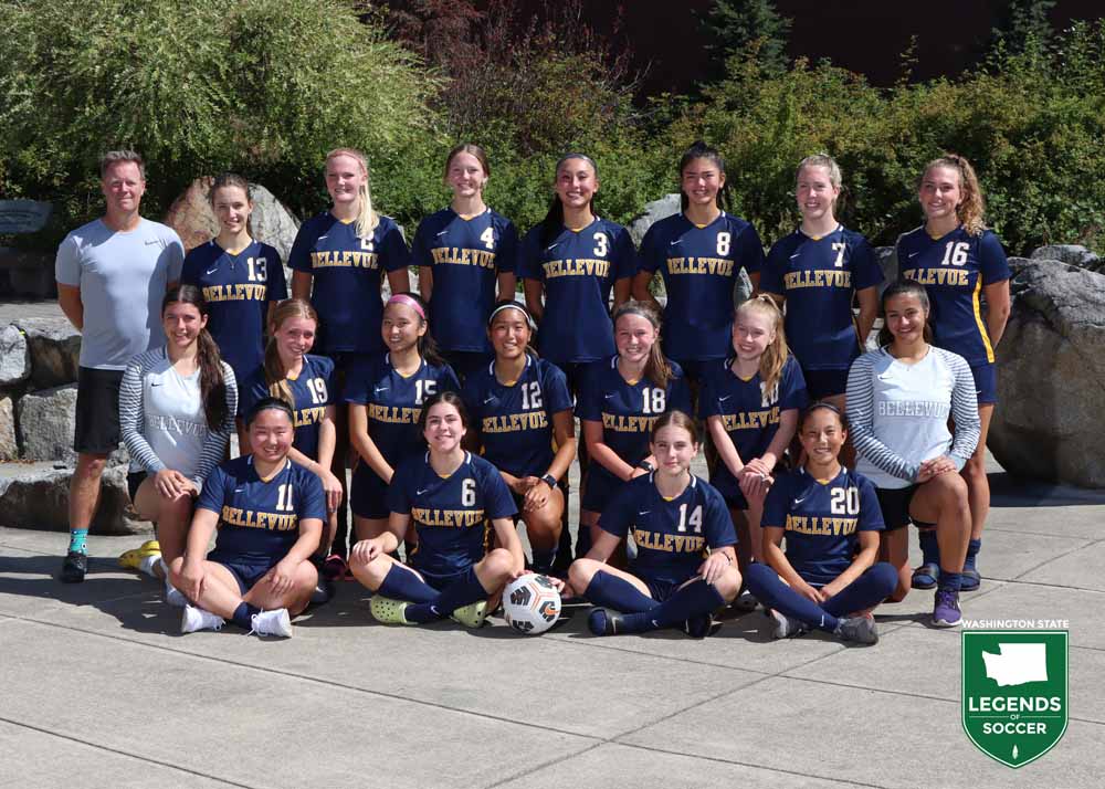 Bellevue completed at perfect 20-0-0 season with its 4A championship in 2022. (Courtesy Bellevue High School)