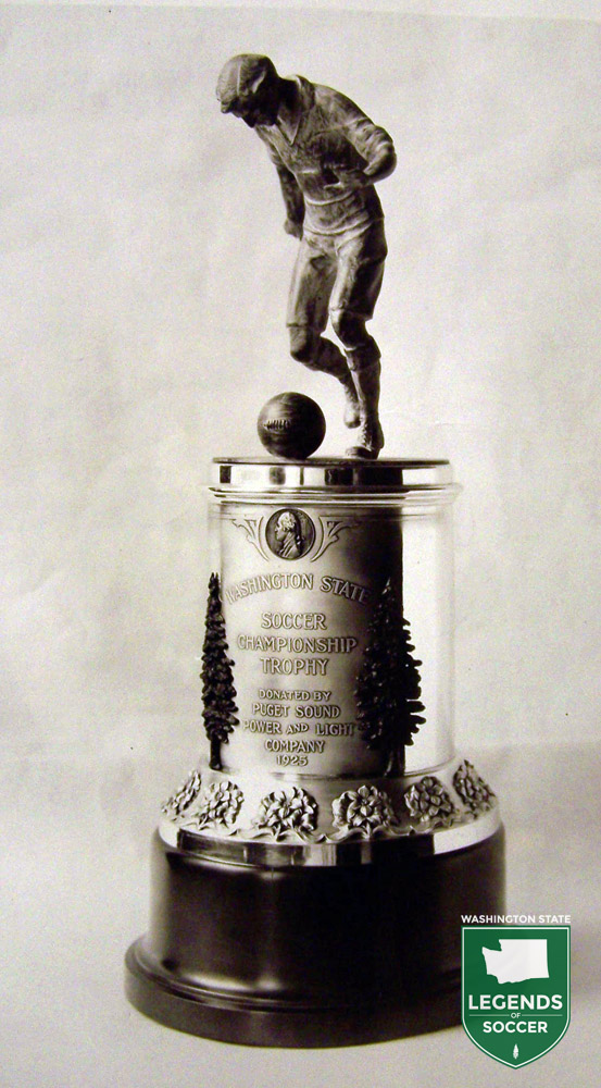 The Puget Sound Power & Light trophy was presented to the state league champion, beginning in 1925.