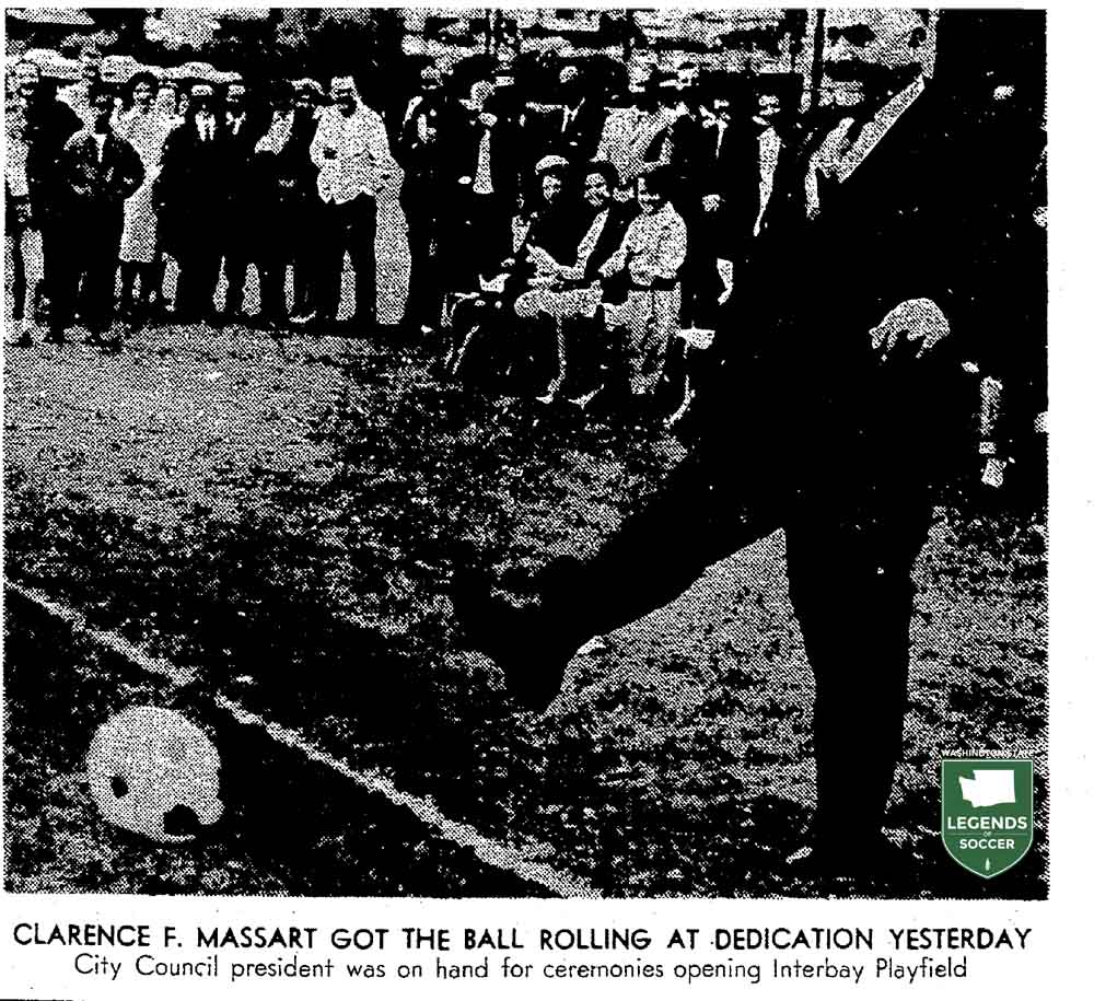 Interbay Field was opened as Seattle's first dedicated soccer venue, although soon other user groups and poor drainage took their toll. (Courtesy Seattle Times)