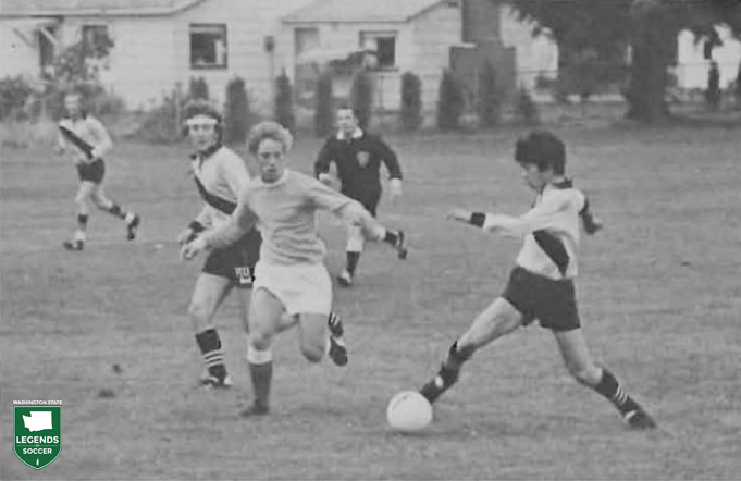 Action from Pacific Lutheran at Parkland, ca. 1971. (Courtesy PLU archives)