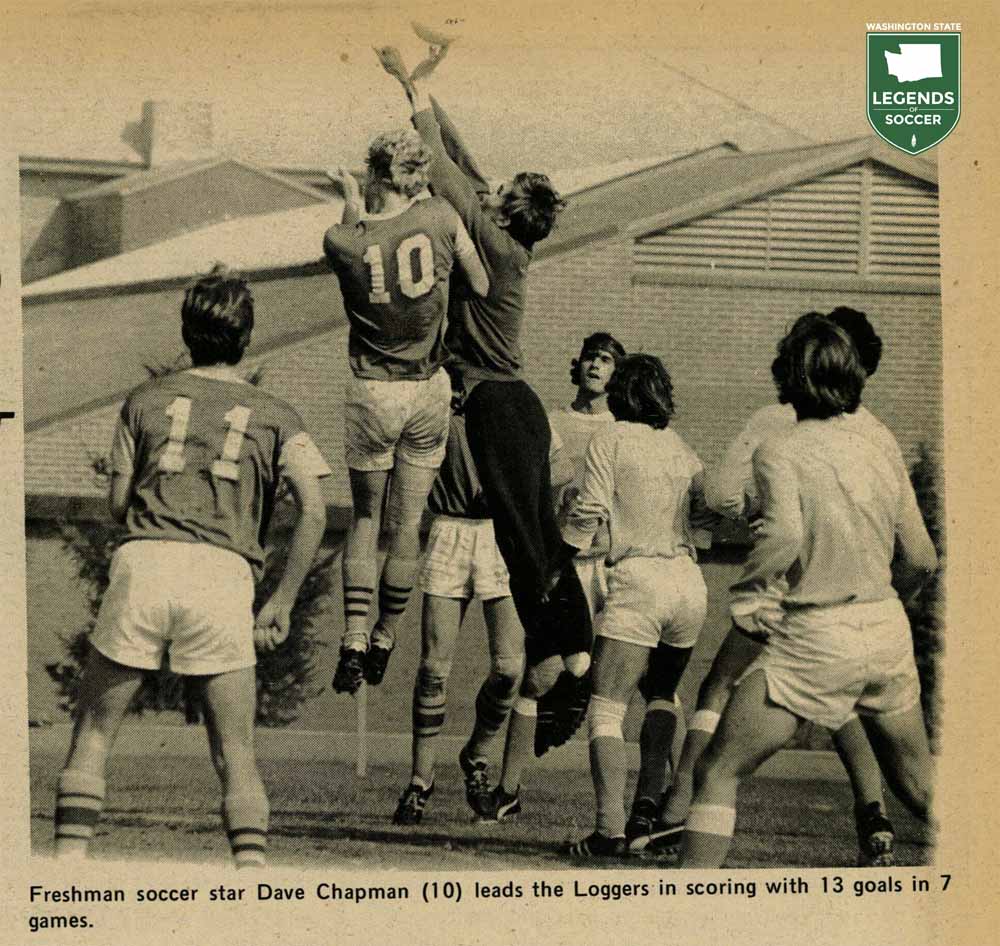 Action from a Puget Sound home match, ca. 1971. (Courtesy UPS archives)
