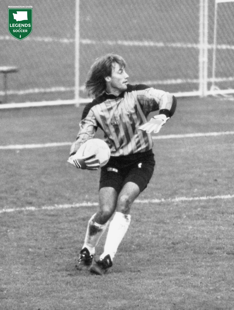 Kasey Keller, still 19, was voted Western Soccer League MVP in 1989 while playing for the Portland Timbers. (Courtesy Joanie Komura/Frank MacDonald Collection)