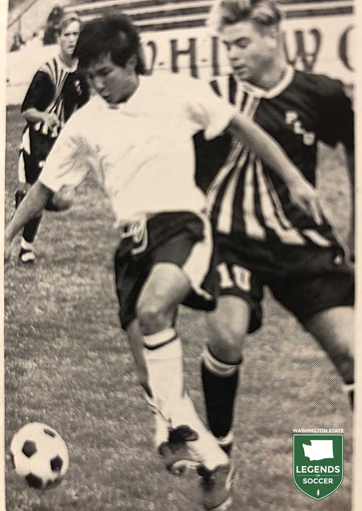 Lam Le helped Whitworth claim both the NCIC and NCSC South in 1993. (Courtesy Whitworth Athletics)